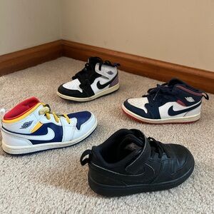 Jordan Kids' Sneakers Set - Blue, Black, White, Yellow